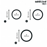 ADDICTED TOYS - LOT DE ANNEAUX EN SILICONE MODÃLE 2